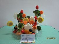 蔬果比赛-我的作品：《花儿朵朵迎6.1》