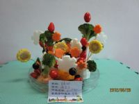 蔬果比赛-我的作品：《花儿朵朵迎6.1》