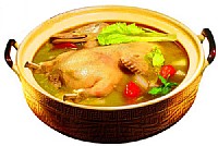 重庆活鸡馆的老鸭汤