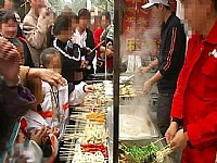 极翅诱惑 好日子小吃车的火爆场面