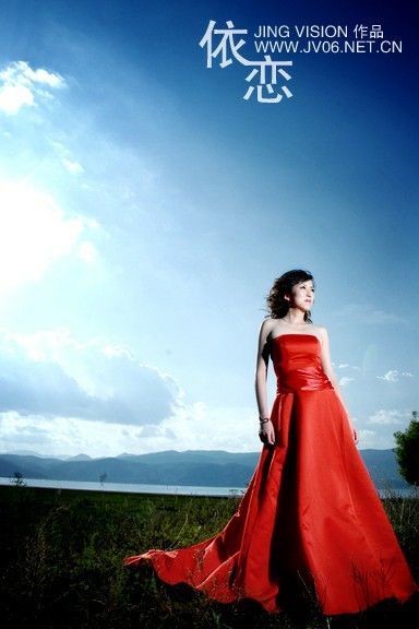 带着气球去照婚纱摄影1