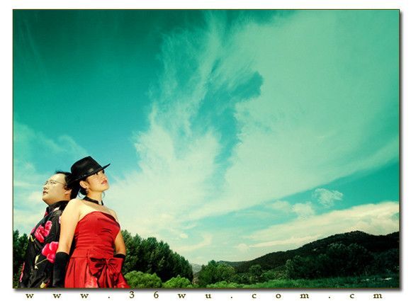 婚纱摄影客片：清风．天空6
