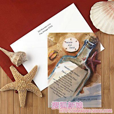 浪漫个性的婚礼请柬3