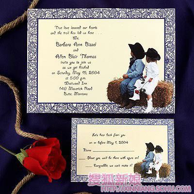 浪漫个性的婚礼请柬6