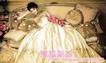 09秋季奢华婚纱依旧走俏1