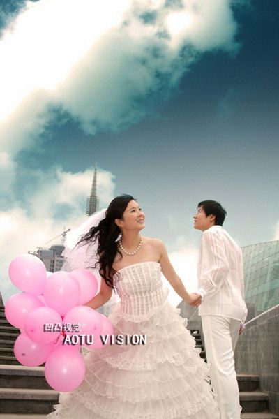 唯美婚纱照出来5