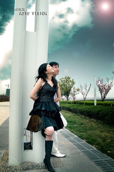 唯美婚纱照出来6