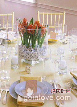 餐桌上鲜花的摆放学问5