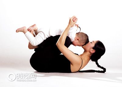 亲子瑜伽时尚辣妈新