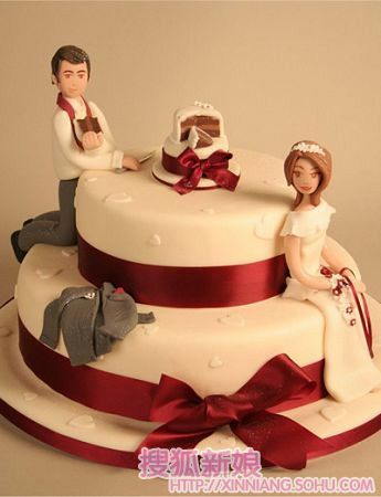 浓情蜜意的婚礼蛋糕3