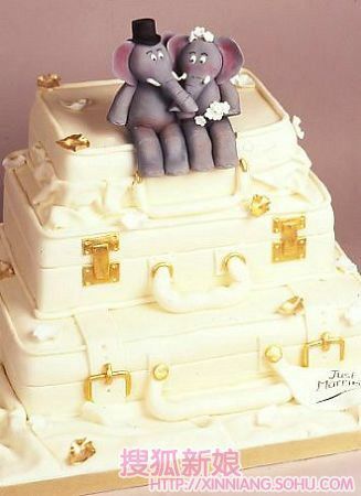 浓情蜜意的婚礼蛋糕5