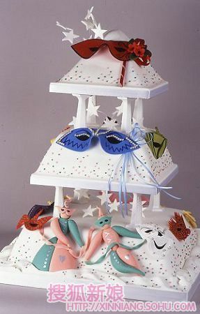 浓情蜜意的婚礼蛋糕6