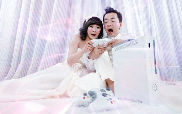 80后夫妻的非主流婚纱秀6