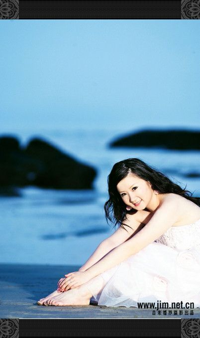 幸福恋人的浪漫婚纱照样片3