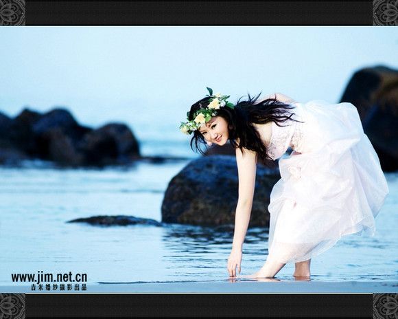 幸福恋人的浪漫婚纱照样片8