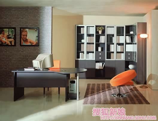 时尚书房的装修方法1