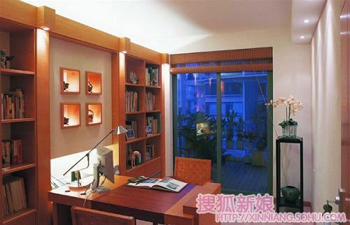 时尚书房的装修方法2