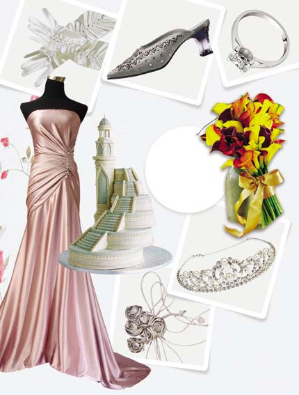 西式婚礼 鲜花成主角1