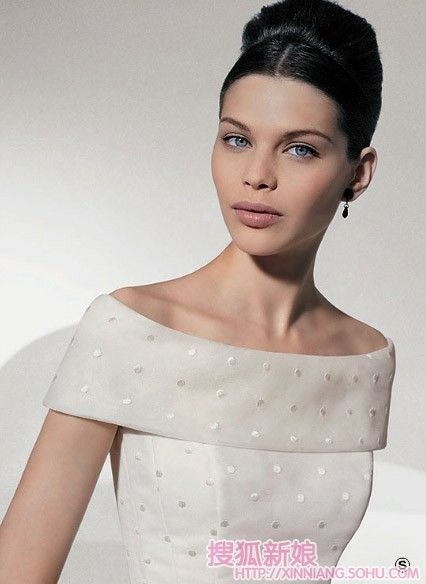 简洁黑白 打造天使般婚纱礼服4