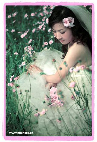 深情的小夫妻结婚摄影照片欣赏9