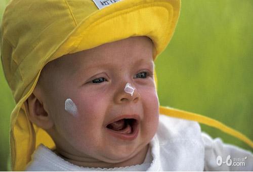 宝宝被晒伤