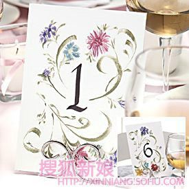 精致的位席卡让婚宴变得更完美6