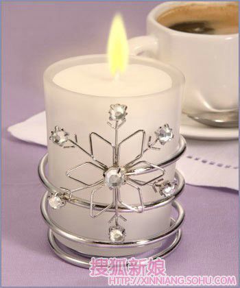 创意婚礼上的可爱蜡烛3