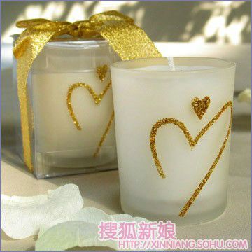 创意婚礼上的可爱蜡烛7