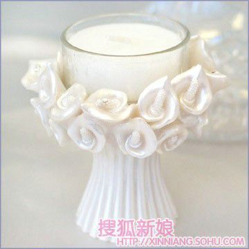 创意婚礼上的可爱蜡烛8