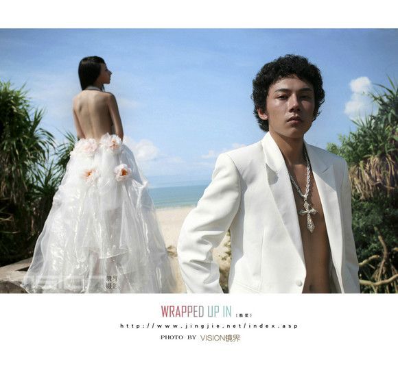 80海边浪漫婚纱照2