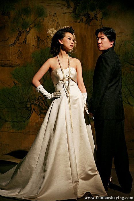 王微的非主流风格个性婚纱照15