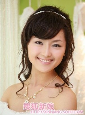 2010年时尚日韩新娘发型4