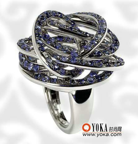 彩色珠宝戒指推荐4