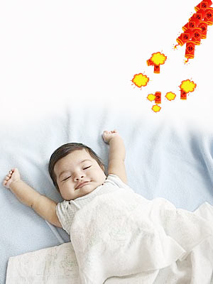 让宝宝在春节的爆竹声中安睡