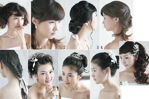 韩国流行的27种新娘发型腿1