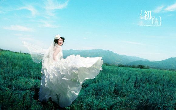 浪漫蓝色婚纱样片-初晴6