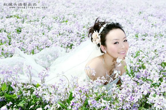 浪漫婚照推荐之花海寻梦13