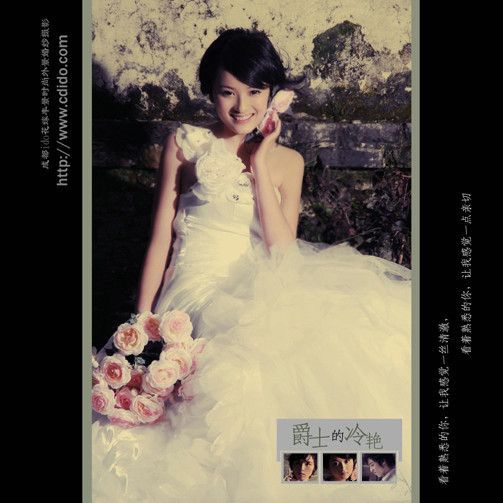 婚纱艺术照之爵士的冷艳9