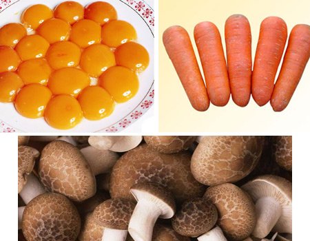 含各类维生素的食物