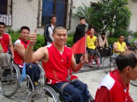 2011年11月9日福利院残疾人轮椅篮球赛