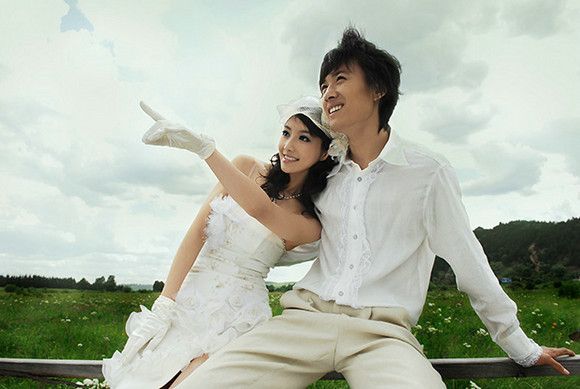 欧洲风格婚纱写真外景1