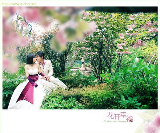 新娘秀主题婚纱摄影：花开幸福3