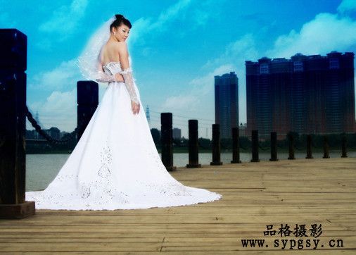 新娘秀推荐婚纱摄影照片：遥望3