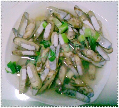 清煮蛏子