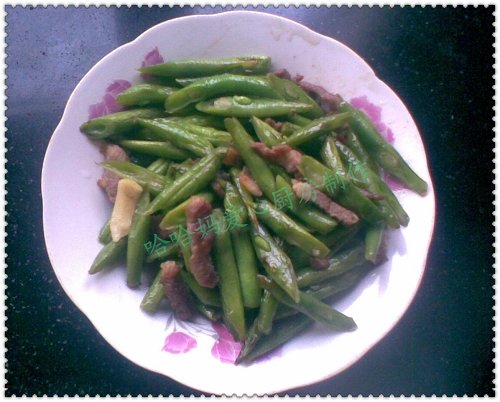 四季豆炒肉