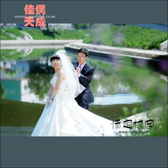 校园内的婚纱摄影4