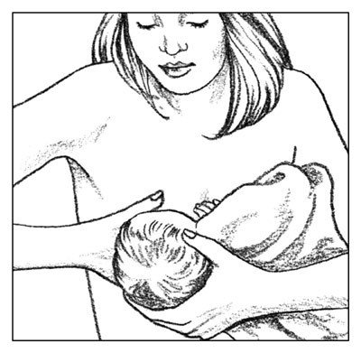 母乳喂养,母乳喂养姿势