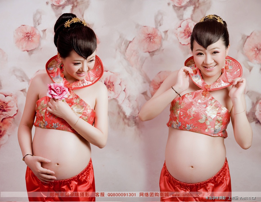 郑州孕妇照—鸿运花开儿童照