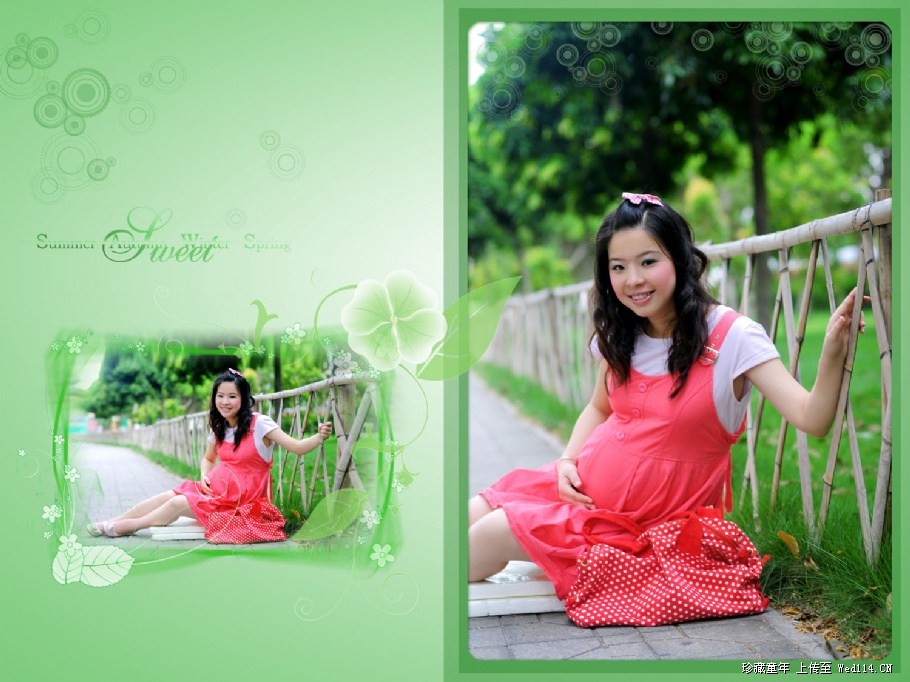纯情孕妇照儿童照