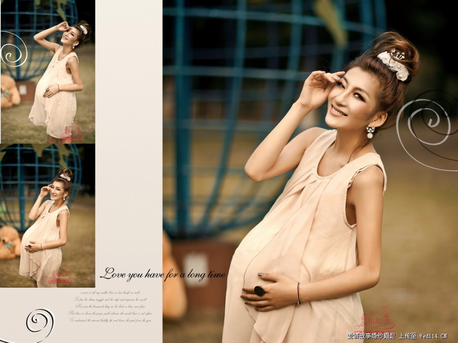 新概念孕妇照儿童照